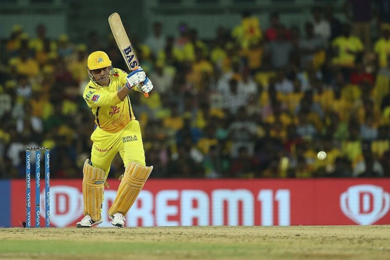 MS Dhoni - The lone contributor for CSK with the bat (Image courtesy : IPL T20.Com/BCCI)