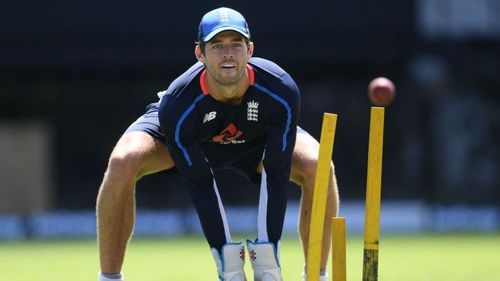 Ben Foakes was involved in a controversial stumping in England's match against Ireland