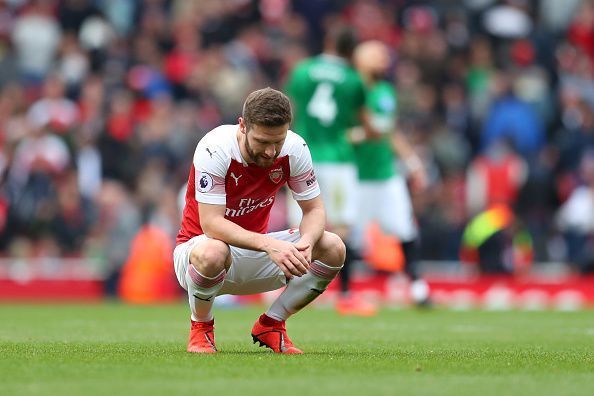 Mustafi has had a season to forget