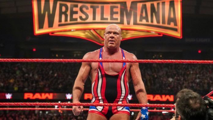 After an incredible in-ring career, Kurt Angle retired from the ring at WrestleMania 35 following a loss to Baron Corbin.
