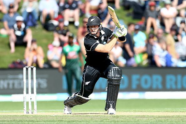 Martin Guptill in action, New Zealand v Bangladesh - ODI Game 3