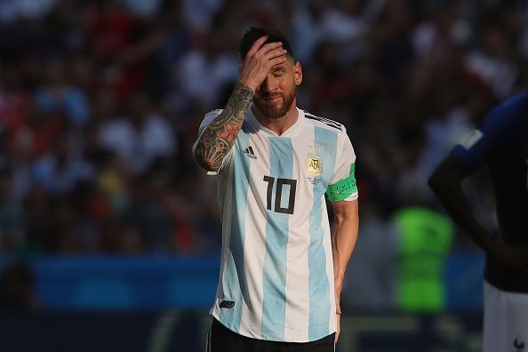 Messi has had a poor record with Argentina.