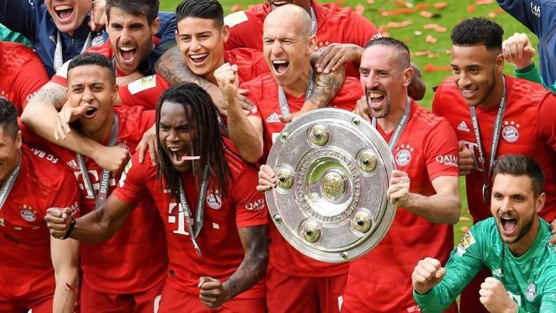 Bayern won their 28th Bundesliga title