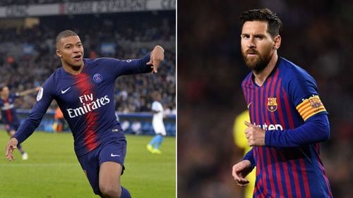 Kylian Mbappe cuts Lionel Messi's lead to just two goals in the race for the European Golden Shoe.