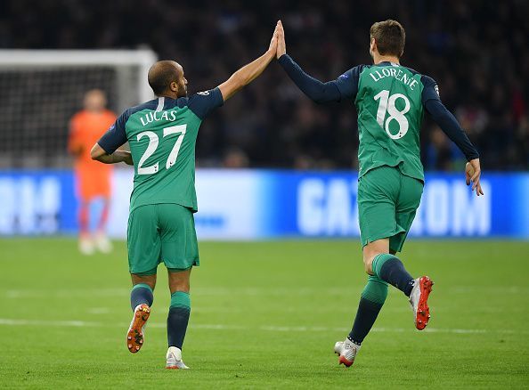 The introduction of Fernando Llorente (right) changed the game in Spurs&#039; favour