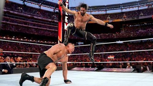 Seth Rollins beat Brock Lesnar at WrestleMania 35