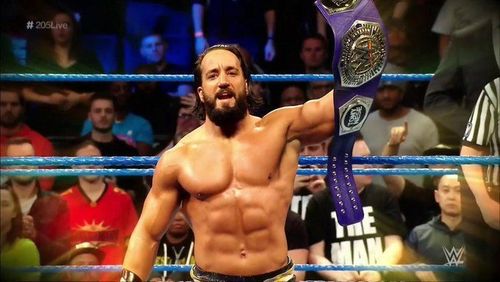 The Cruiserweight Champion was in action in tonight's main event