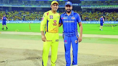 Who will be the first captain to lead his side to four tournament victories: 'Captain Cool' or 'Hitman'? (Image courtesy: IPLT20/BCCI)