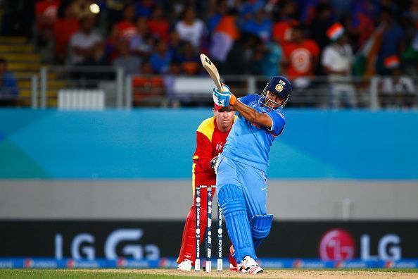 Raina scored a fantastic century against Zimbabwe