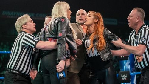 Becky Lynch and Charlotte Flair renew their feud tomorrow night