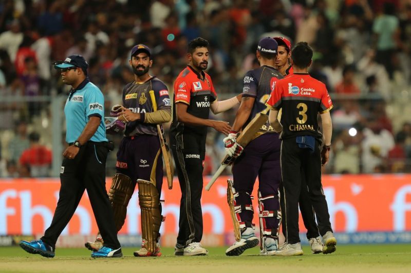 RCB and KKR - Image Courtesy (BCCI/IPLT20.com)