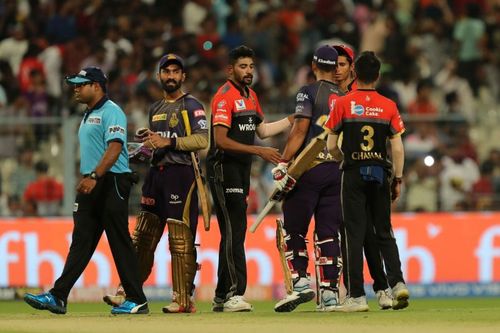 RCB and KKR - Image Courtesy (BCCI/IPLT20.com)