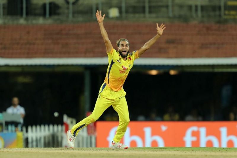 Imran Tahir celebrates a crucial wicket (Image Courtesy: BCCI/IPLT20.COM)