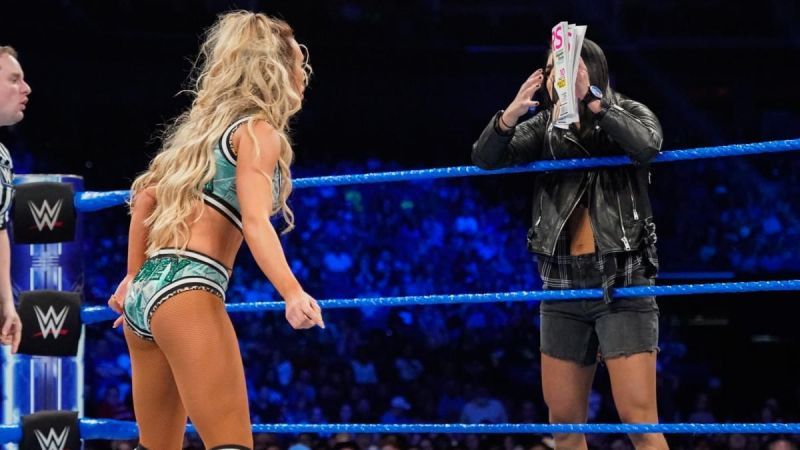 DeVille came up with a genius distraction to cost Carmella the match