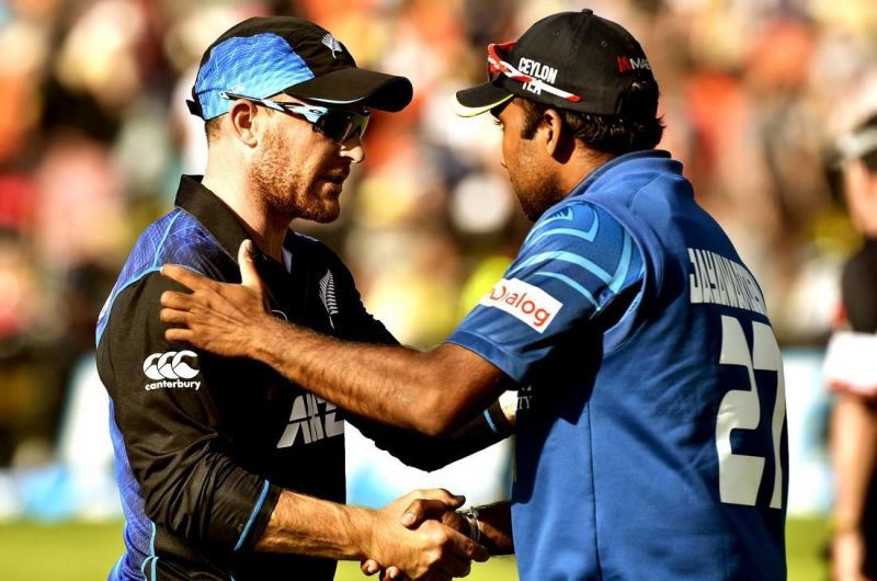 Sri Lanka leads New Zealand 6-4 head to head in the World Cup.