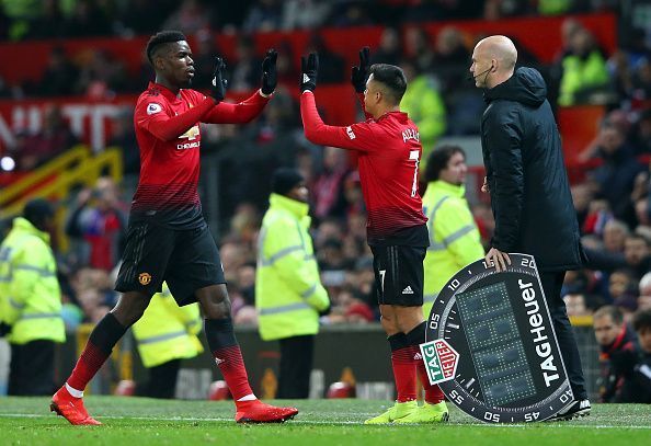 Paul Pogba and Alexis Sanchez could embrace the exit door at Old Trafford this summer