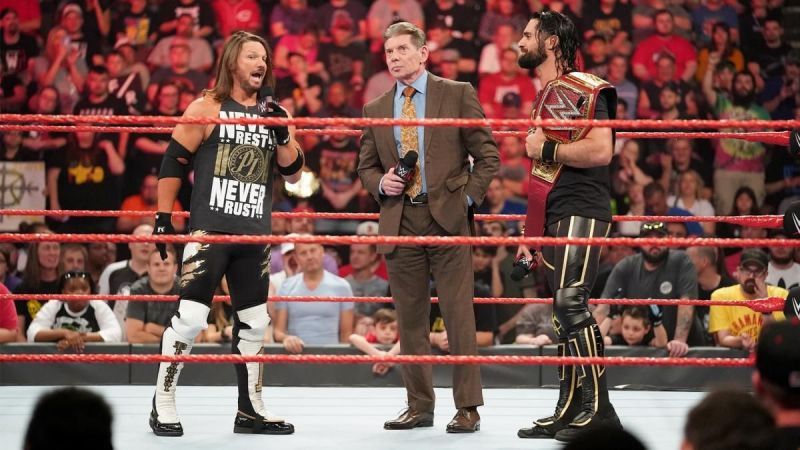 AJ Styles and Seth Rollins go head to head one last time on RAW