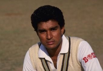 Young Sanjay Manjrekar scored 569 runs in the away series in Pakistan