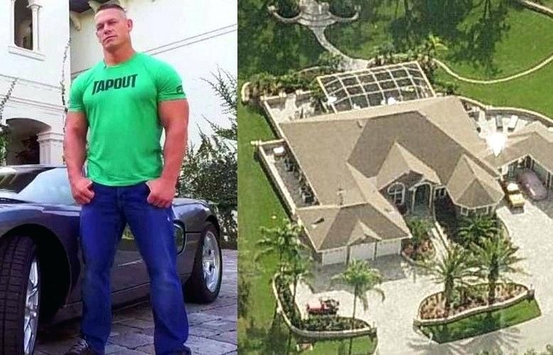 Cena now has a huge mansion after becoming one of WWE&#039;s biggest stars