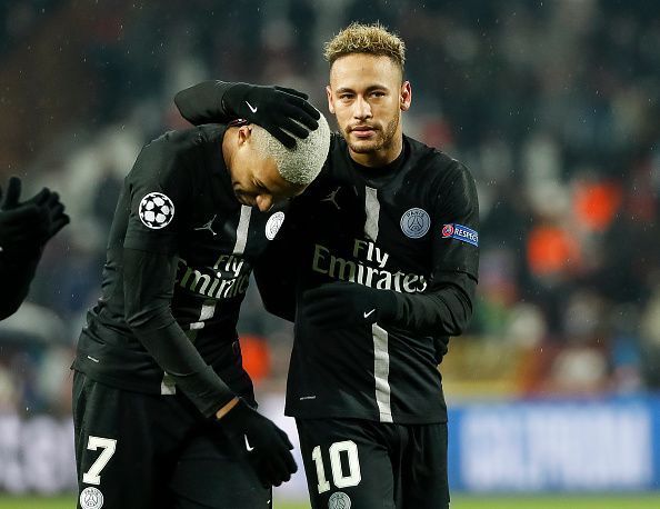 Paris Saint Germain superstars - Neymar and Mbappe