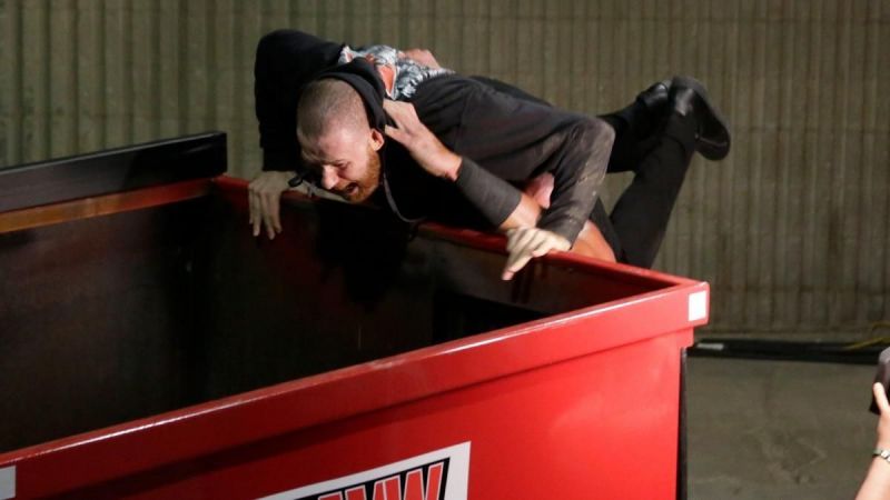 Zayn was thrown into a dumpster