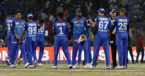 IPL 2019: Delhi Capitals celebrating