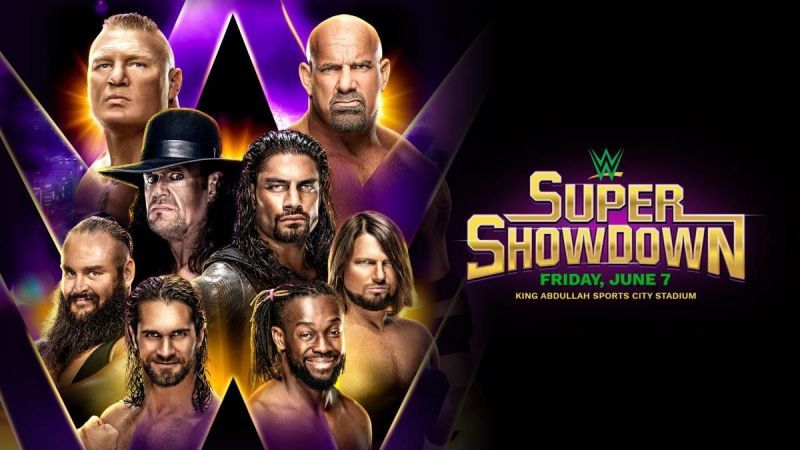 Lesnar is on the poster for Super ShowDown but doesn&#039;t actually have a match