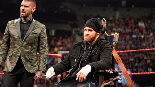 Sami Zayn sat in the 'Electric Chair' on Raw