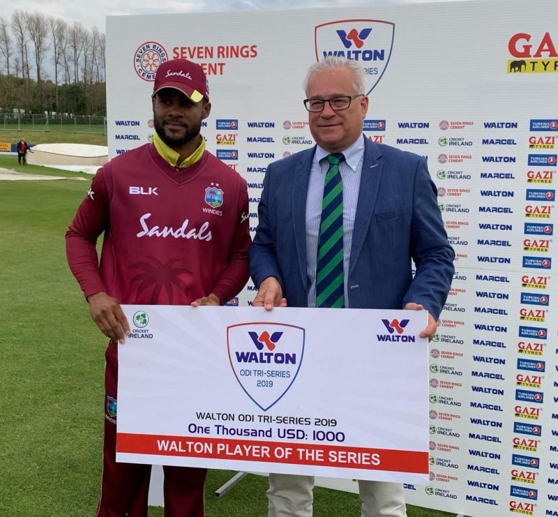 Shai Hope was West Indies' standout batsman with 470 runs