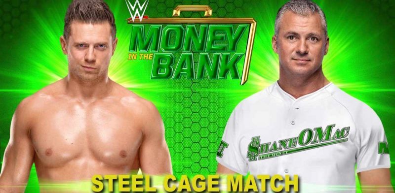 The Miz takes on storied rival Shane McMahon in a steel cage at MITB.