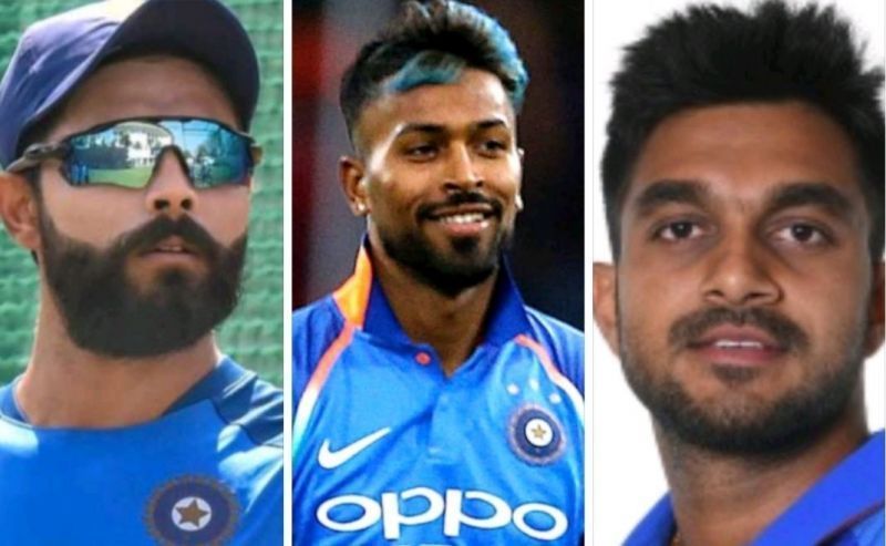 Jadeja, Pandya and Vijay Shankar