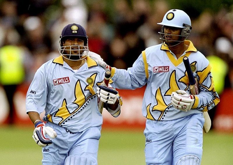 Sachin Tendulkar and Rahul Dravid against Kenya in 1999