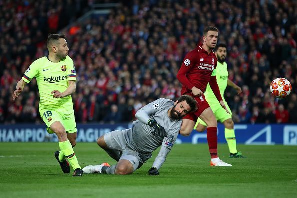 Alisson played a huge role in Liverpool's success this season