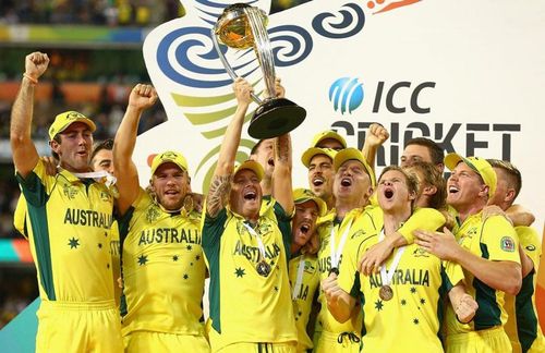 The victorious Australian team