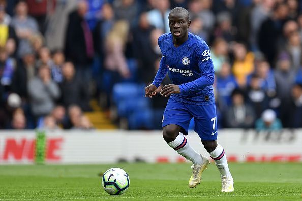 Kante in action against Watford this past season