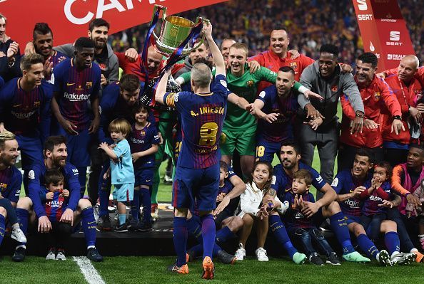 Barcelona were looking to make it five consecutive Copa del Rey trophies