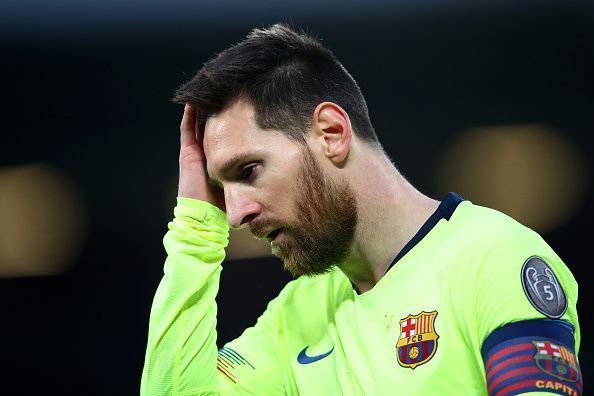 Barcelona suffered an unlikely exit from the Champions League