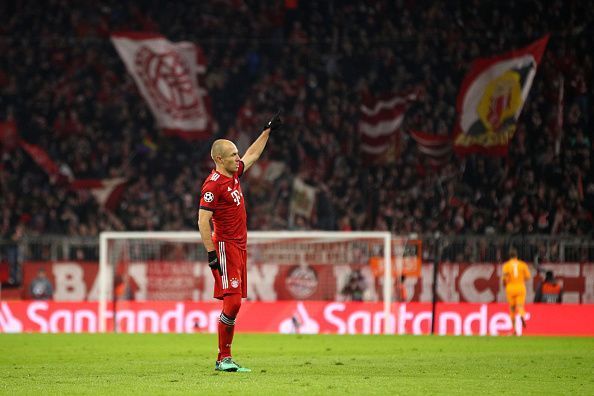 Robben moved to FC Bayern, making the decision to leave Spain, a decade ago.