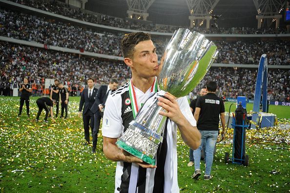 The Portuguese won both the Serie A title and the Italian Supercup in his debut season with Juventus