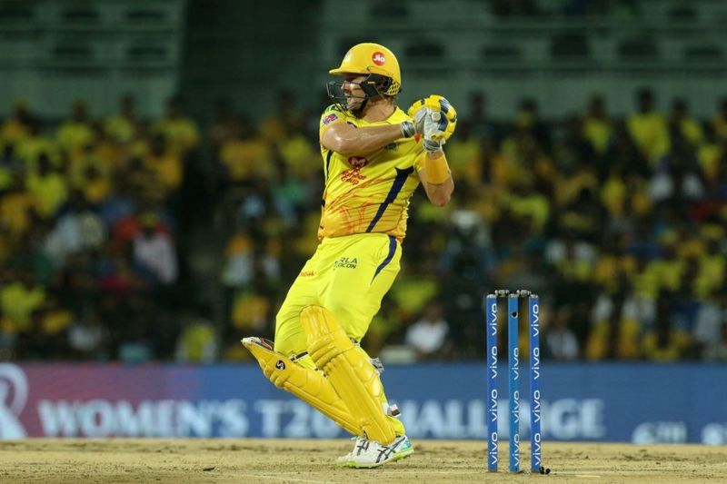 Shane Watson in action for CSK, Image Courtesy: BCCI/IPLT20.com