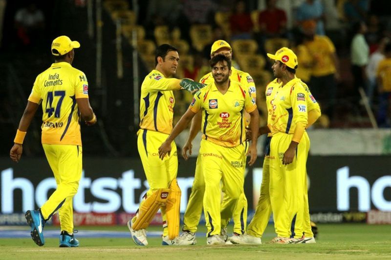 The CSK team during the final (picture courtesy: BCCI/iplt20.com)