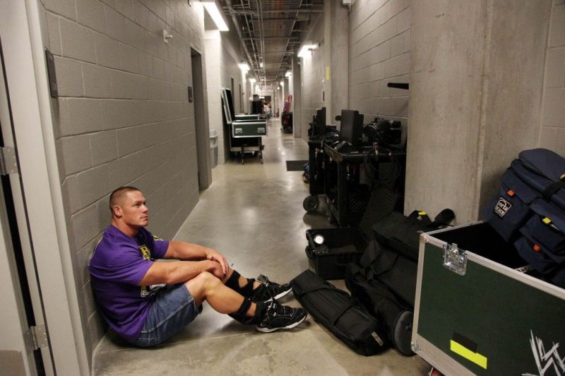 Locker room area