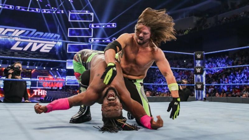 Kofi Kingston vs AJ Styles