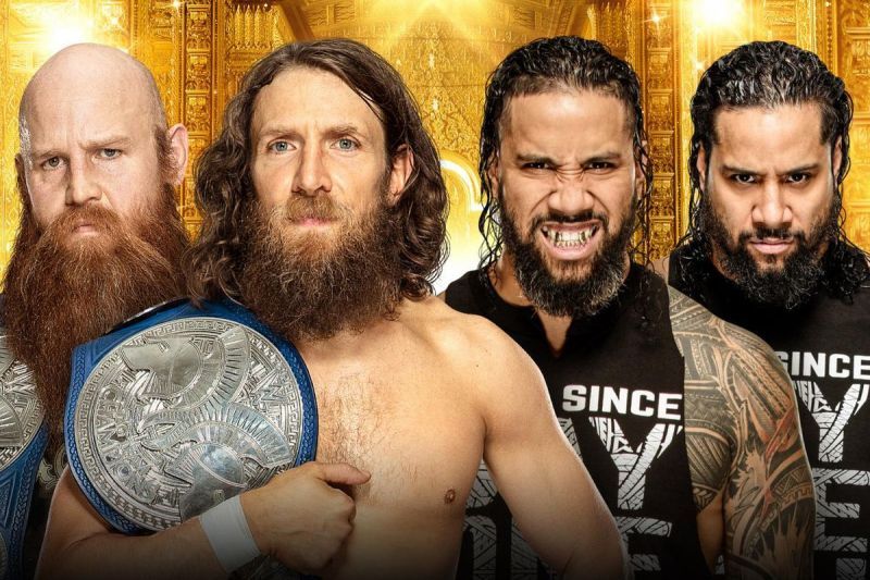 Rowan and Daniel Bryan vs The Usos