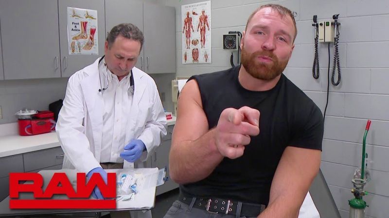 Ambrose getting a shot