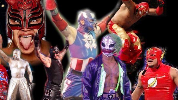 Rey Mysterio&#039;s various getups through the years