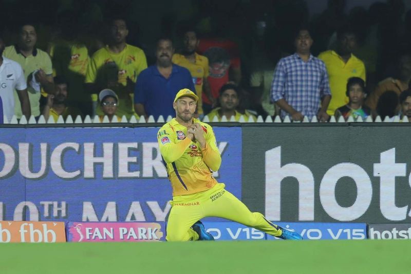 Faf du Plessis - The live wire for CSK on the field (Image courtesy: IPL T20.com/BCCI)
