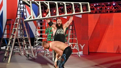 Sami Zayn replaced Braun Strowman in the Men's Money in the Bank Ladder match.