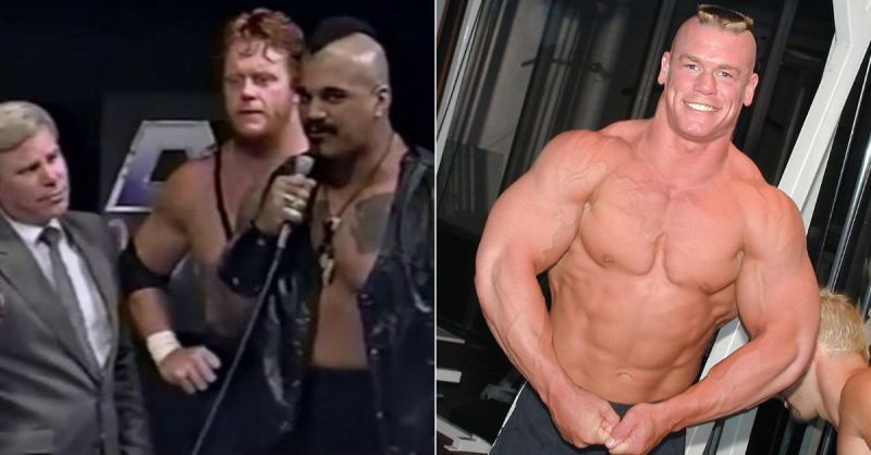 The Undertaker as Master of Pain and John Cena as The Prototype