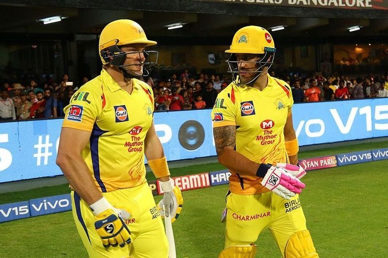 Shane Watson and Faf du Plessis (Image Courtesy: BCCI/IPLT20.COM)